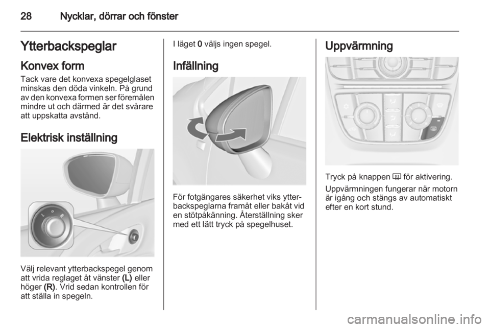 OPEL MERIVA 2011  Instruktionsbok 