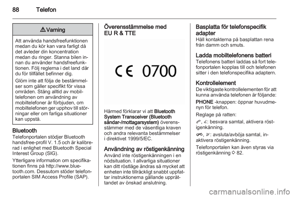 OPEL MERIVA 2011.25  Handbok för infotainmentsystem 