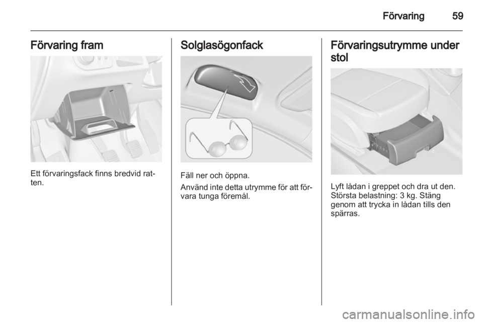 OPEL MERIVA 2011.5  Instruktionsbok 
