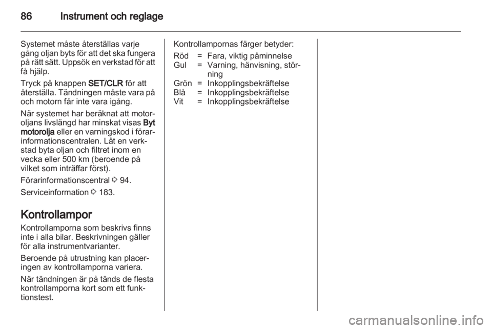 OPEL MERIVA 2011.5  Instruktionsbok 