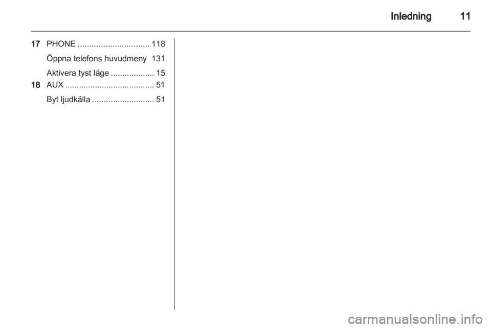 OPEL MERIVA 2012 Handbok för infotainmentsystem OPEL MERIVA 2012 Handbok för infotainmentsystem
