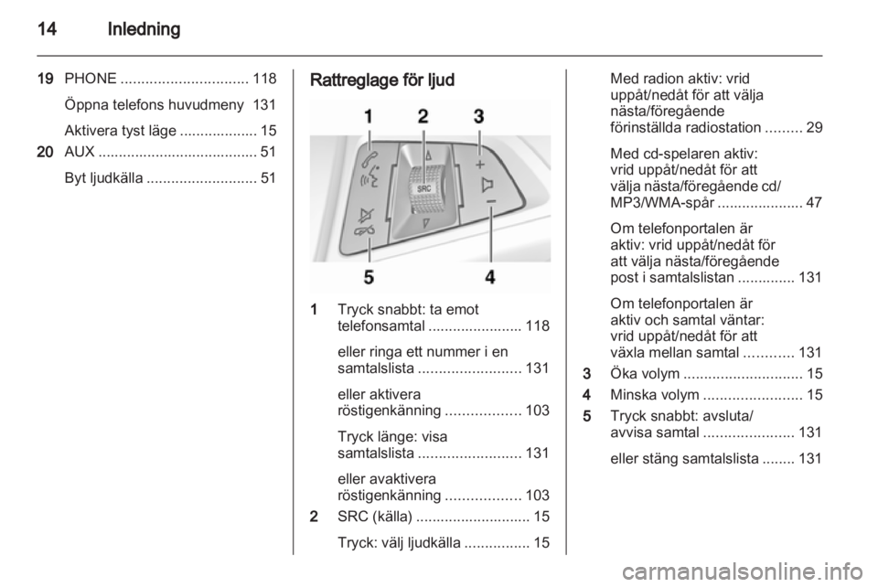 OPEL MERIVA 2012 Handbok för infotainmentsystem OPEL MERIVA 2012 Handbok för infotainmentsystem