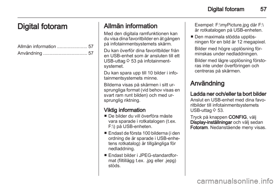 OPEL MERIVA 2012  Handbok för infotainmentsystem 