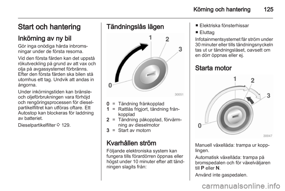 OPEL MERIVA 2012  Instruktionsbok 