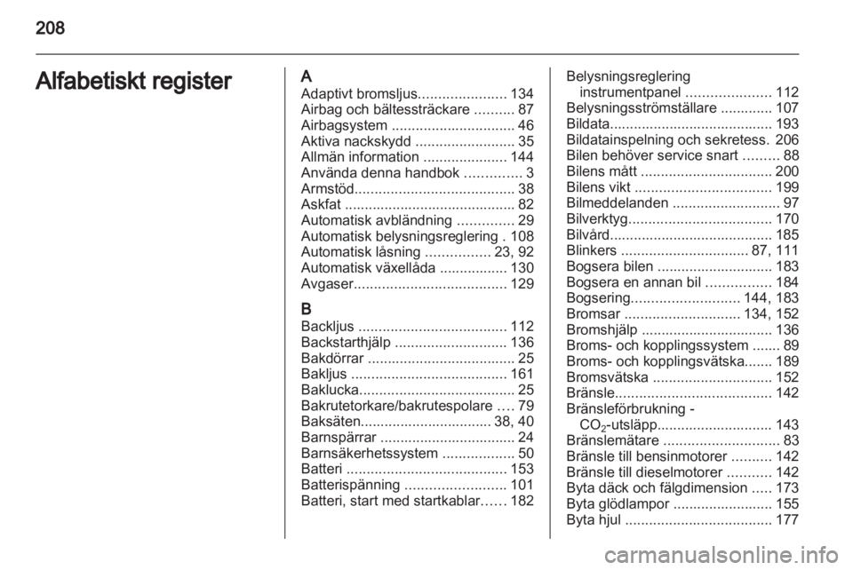 OPEL MERIVA 2012 Instruktionsbok OPEL MERIVA 2012 Instruktionsbok