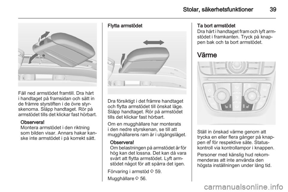 OPEL MERIVA 2012 Instruktionsbok OPEL MERIVA 2012 Instruktionsbok