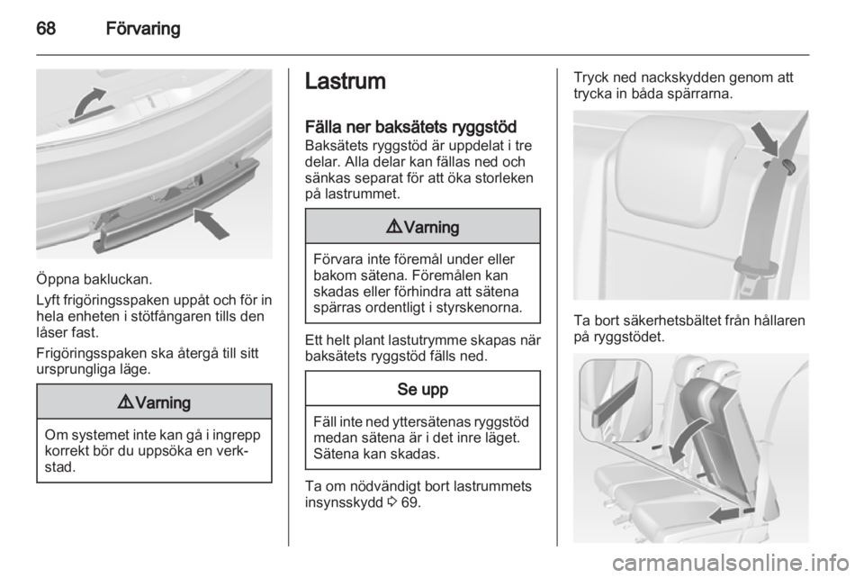 OPEL MERIVA 2012 Instruktionsbok OPEL MERIVA 2012 Instruktionsbok