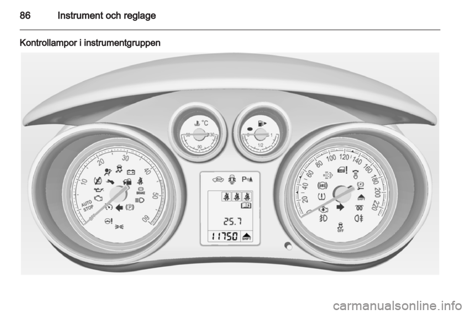 OPEL MERIVA 2012 Instruktionsbok OPEL MERIVA 2012 Instruktionsbok