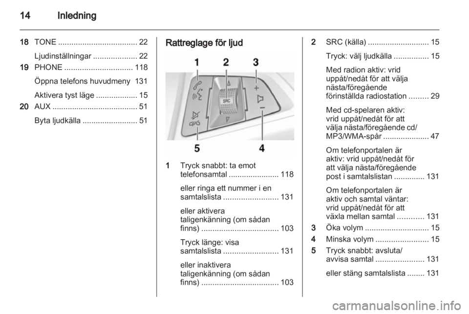 OPEL MERIVA 2012.5  Handbok för infotainmentsystem 