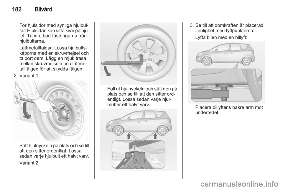 OPEL MERIVA 2012.5 Instruktionsbok OPEL MERIVA 2012.5 Instruktionsbok