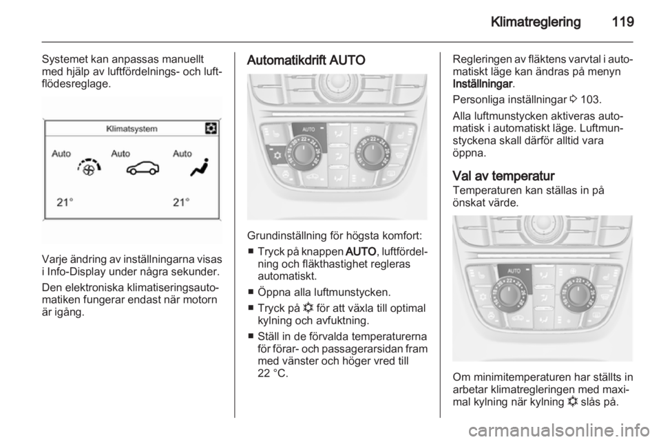 OPEL MERIVA 2013  Instruktionsbok 