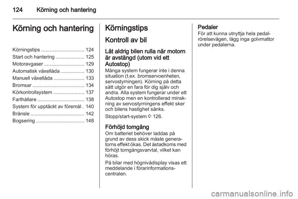 OPEL MERIVA 2013  Instruktionsbok 
