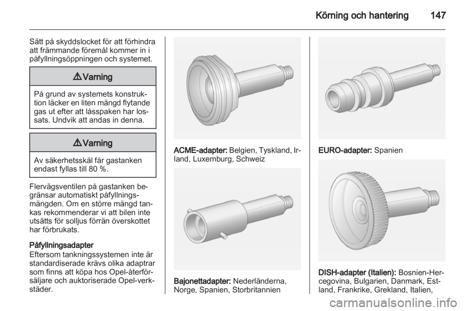 OPEL MERIVA 2013  Instruktionsbok 