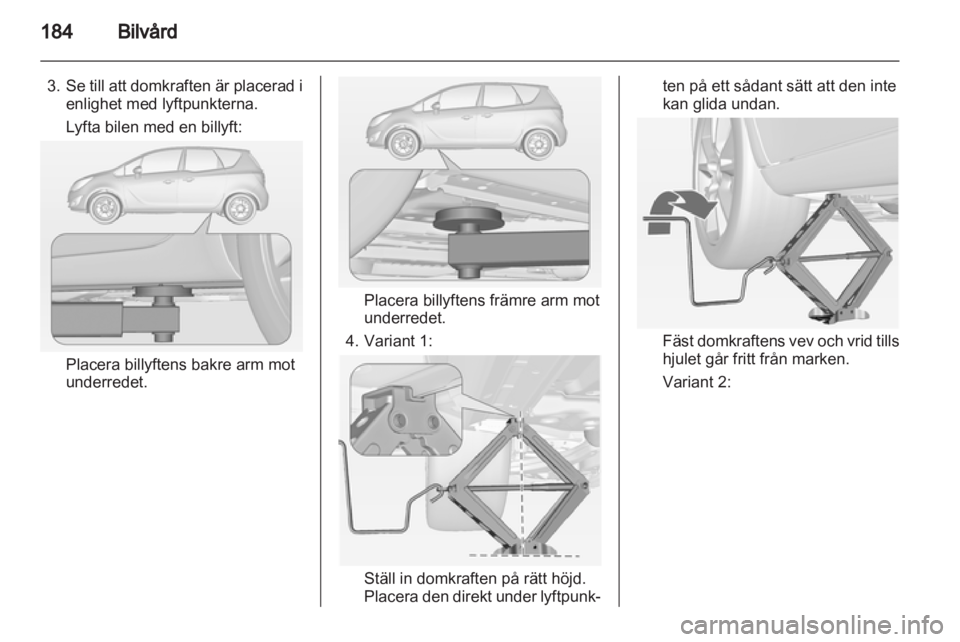 OPEL MERIVA 2013 Instruktionsbok OPEL MERIVA 2013 Instruktionsbok