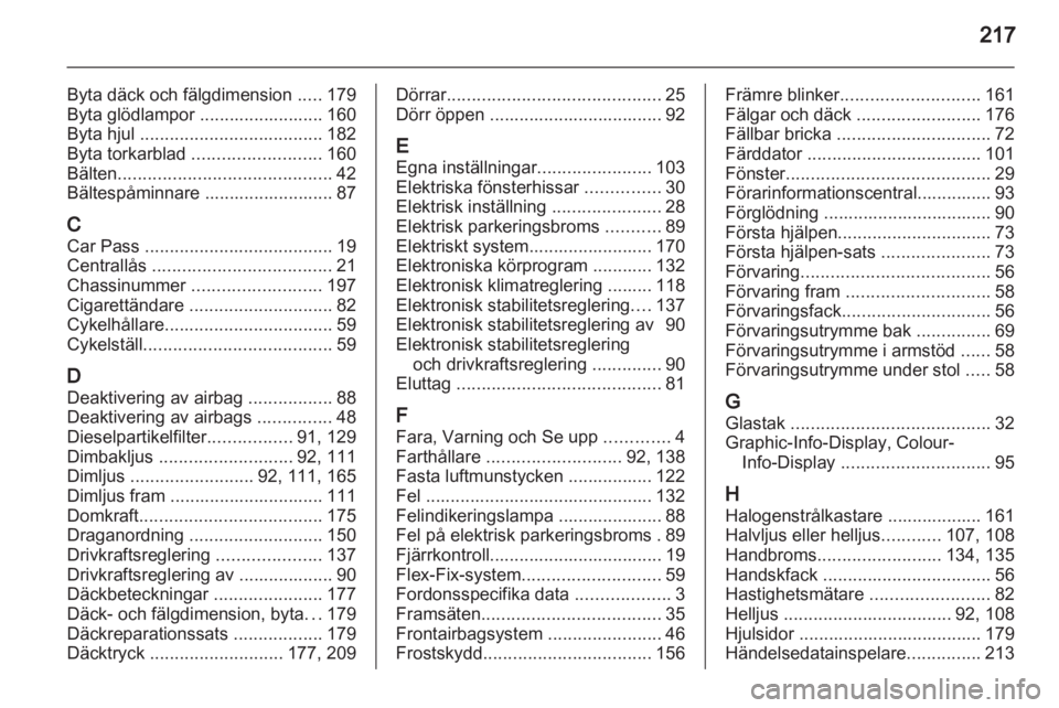 OPEL MERIVA 2013  Instruktionsbok 