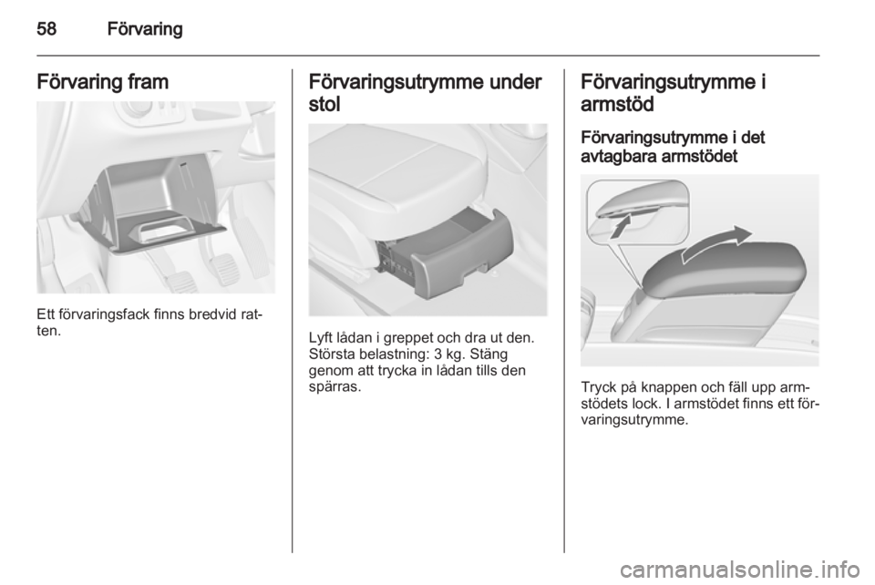 OPEL MERIVA 2013  Instruktionsbok 