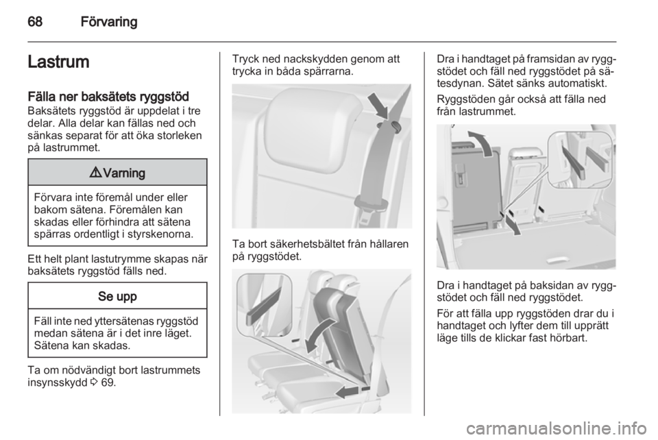 OPEL MERIVA 2013 Instruktionsbok OPEL MERIVA 2013 Instruktionsbok