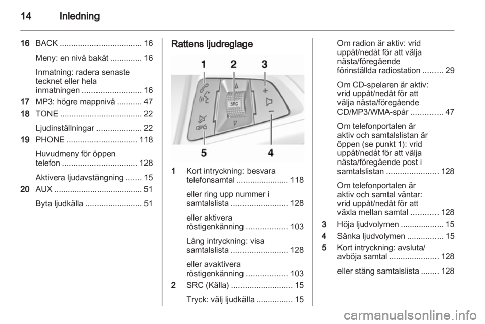 OPEL MERIVA 2013.5 Handbok för infotainmentsystem OPEL MERIVA 2013.5 Handbok för infotainmentsystem