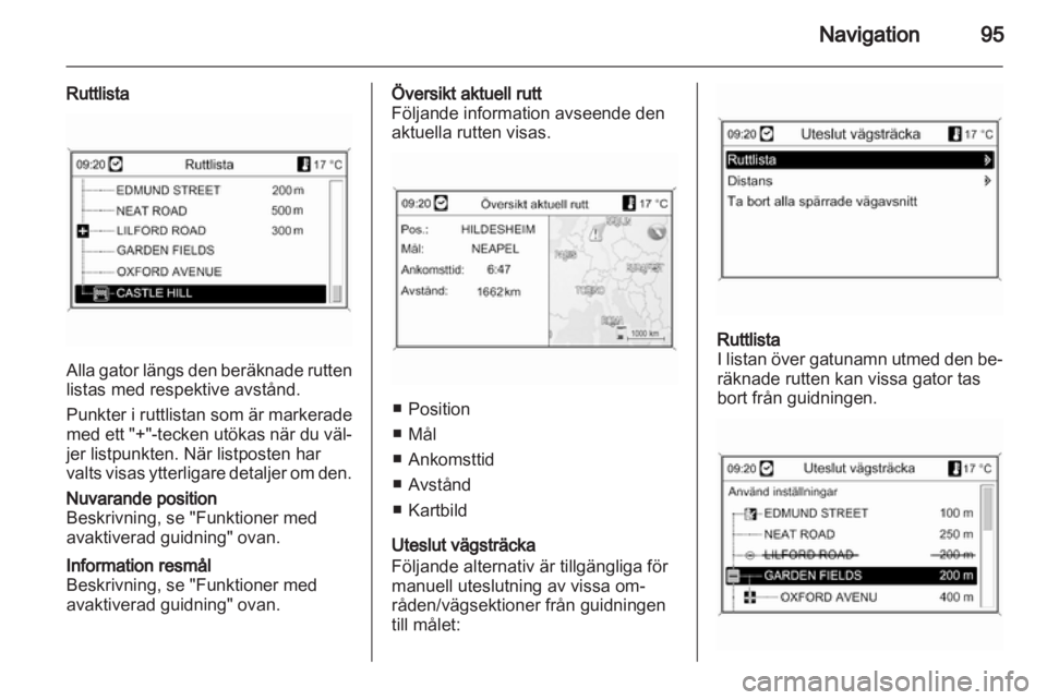 OPEL MERIVA 2013.5  Handbok för infotainmentsystem 