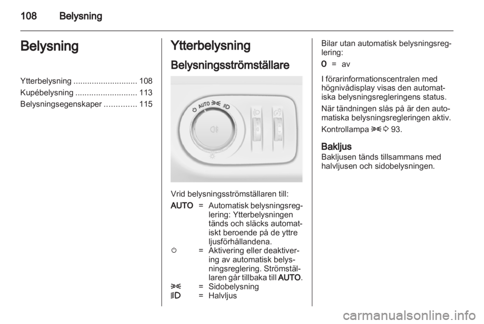 OPEL MERIVA 2013.5  Instruktionsbok 