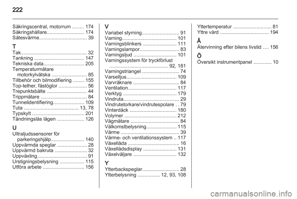 OPEL MERIVA 2013.5  Instruktionsbok 