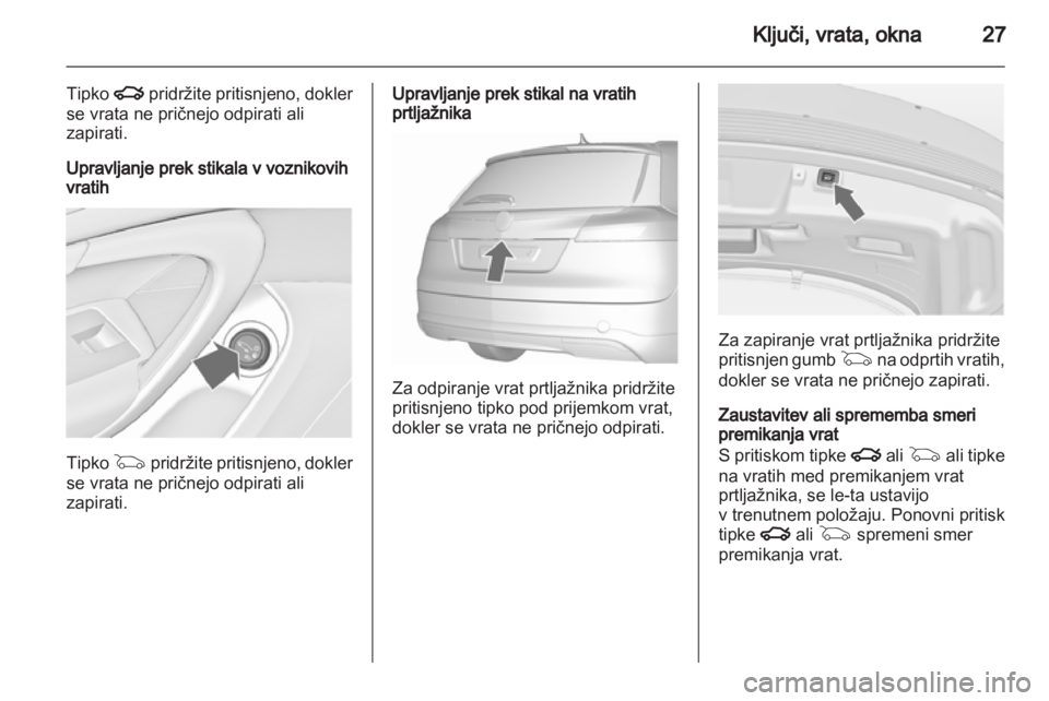 OPEL INSIGNIA 2012.5  Uporabniški priročnik 