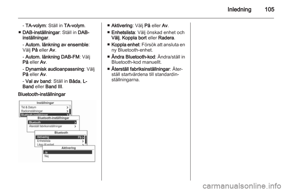 OPEL MOKKA 2013 Handbok för infotainmentsystem OPEL MOKKA 2013 Handbok för infotainmentsystem