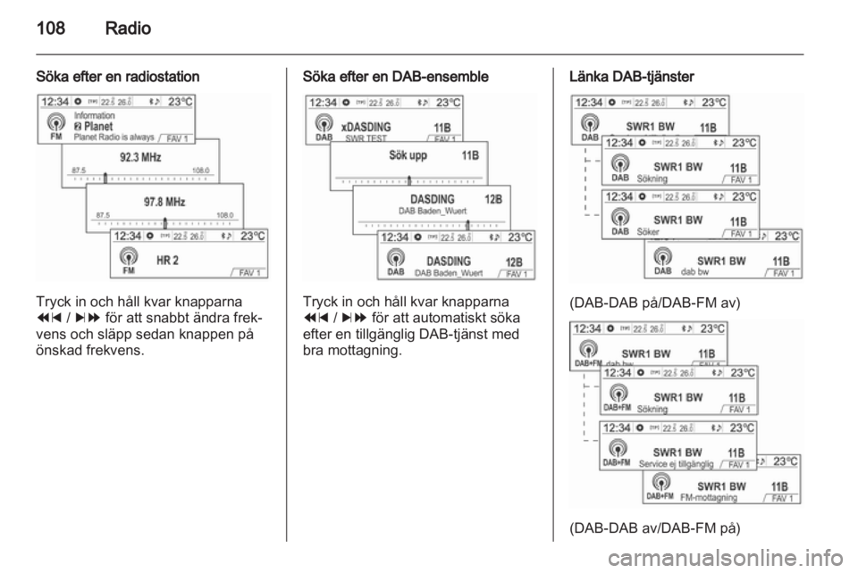OPEL MOKKA 2013 Handbok för infotainmentsystem OPEL MOKKA 2013 Handbok för infotainmentsystem
