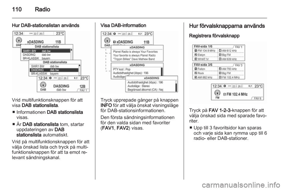 OPEL MOKKA 2013 Handbok för infotainmentsystem OPEL MOKKA 2013 Handbok för infotainmentsystem