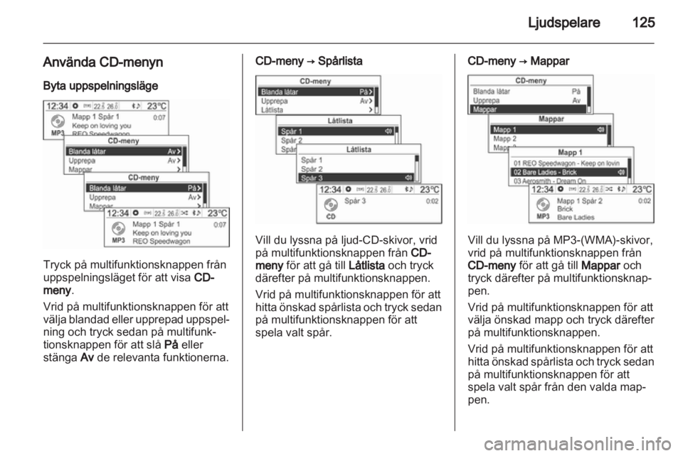 OPEL MOKKA 2013 Handbok för infotainmentsystem OPEL MOKKA 2013 Handbok för infotainmentsystem