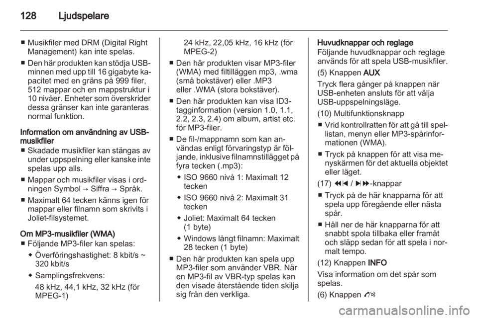 OPEL MOKKA 2013 Handbok för infotainmentsystem OPEL MOKKA 2013 Handbok för infotainmentsystem