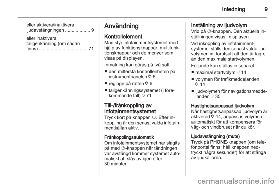 OPEL MOKKA 2013 Handbok för infotainmentsystem OPEL MOKKA 2013 Handbok för infotainmentsystem