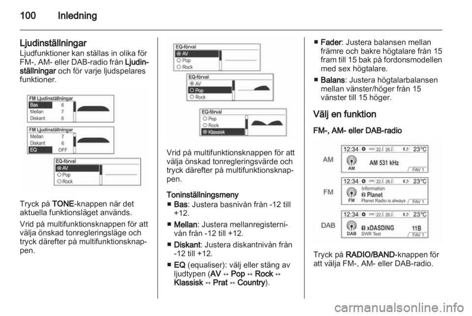 OPEL MOKKA 2013 Handbok för infotainmentsystem OPEL MOKKA 2013 Handbok för infotainmentsystem