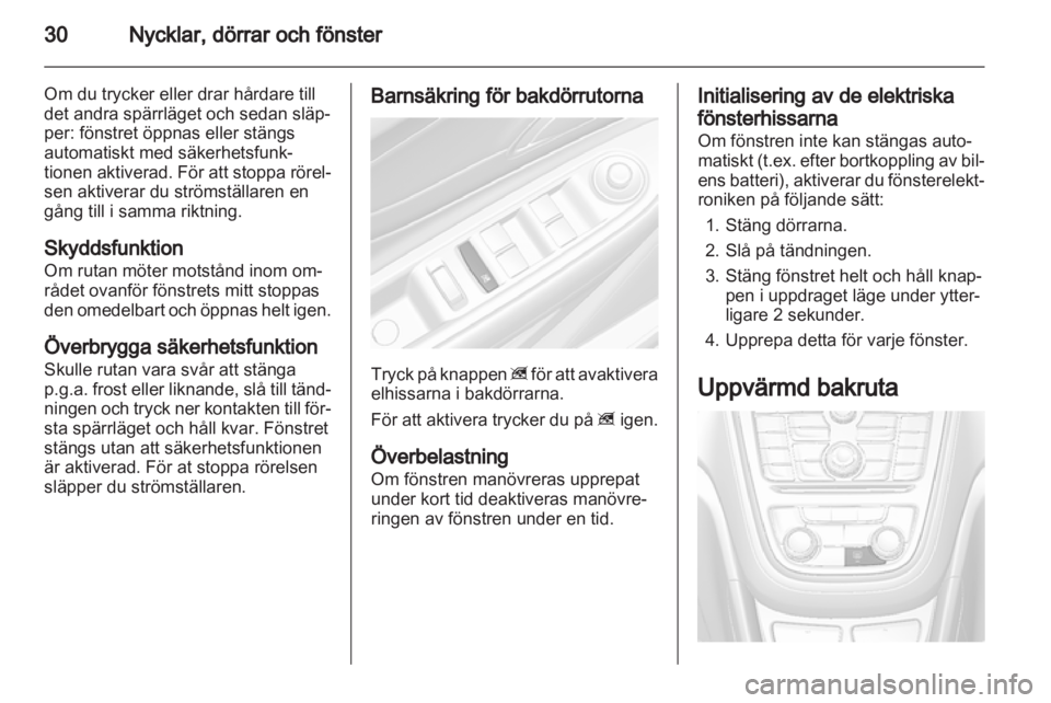 OPEL MOKKA 2013 Instruktionsbok OPEL MOKKA 2013 Instruktionsbok
