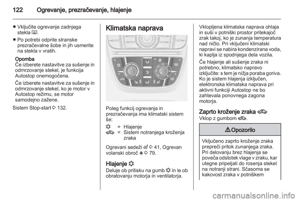OPEL MERIVA 2013  Uporabniški priročnik 