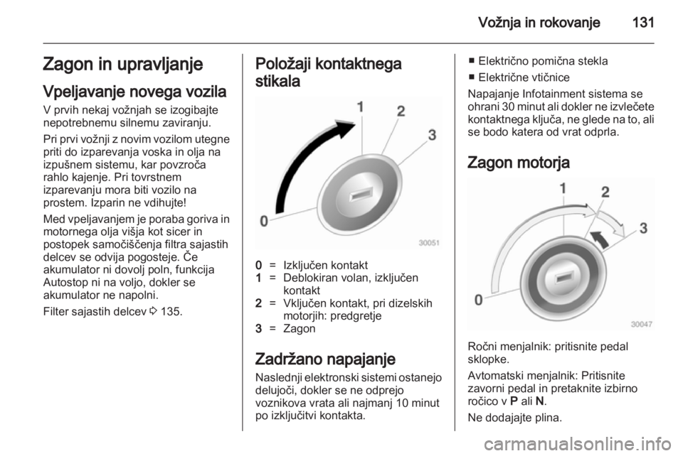 OPEL MERIVA 2013  Uporabniški priročnik 