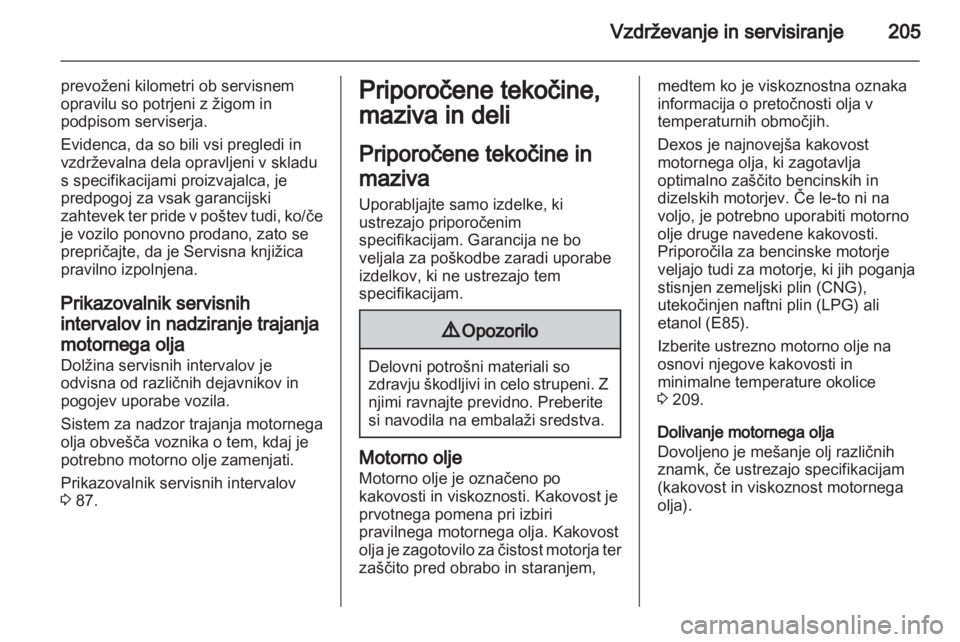 OPEL MERIVA 2013  Uporabniški priročnik 