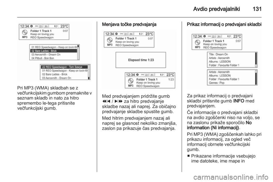 OPEL MOKKA 2013  Navodila za uporabo Infotainment sistema 