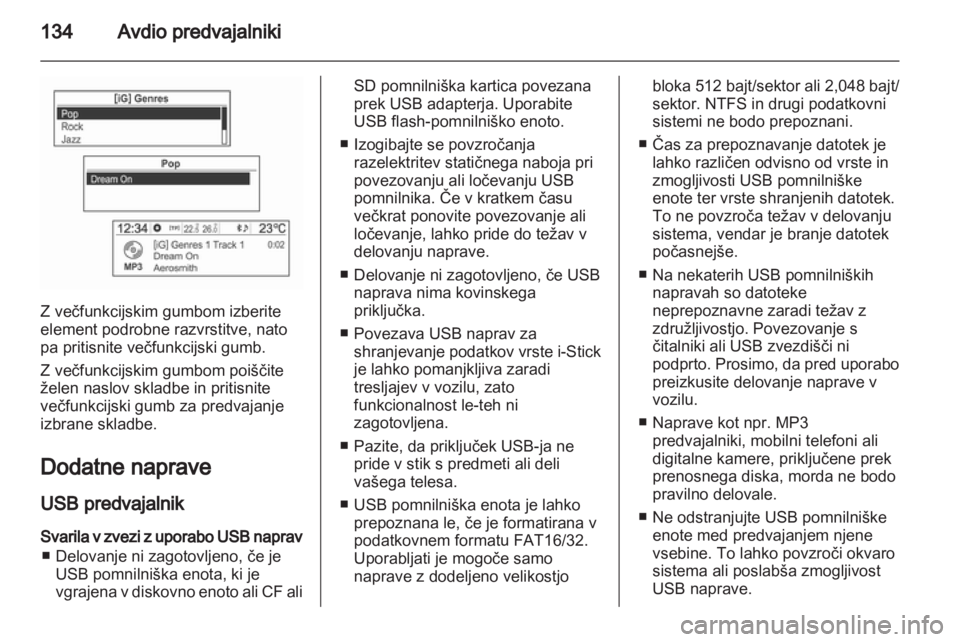 OPEL MOKKA 2013  Navodila za uporabo Infotainment sistema 