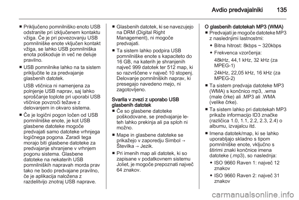 OPEL MOKKA 2013  Navodila za uporabo Infotainment sistema 