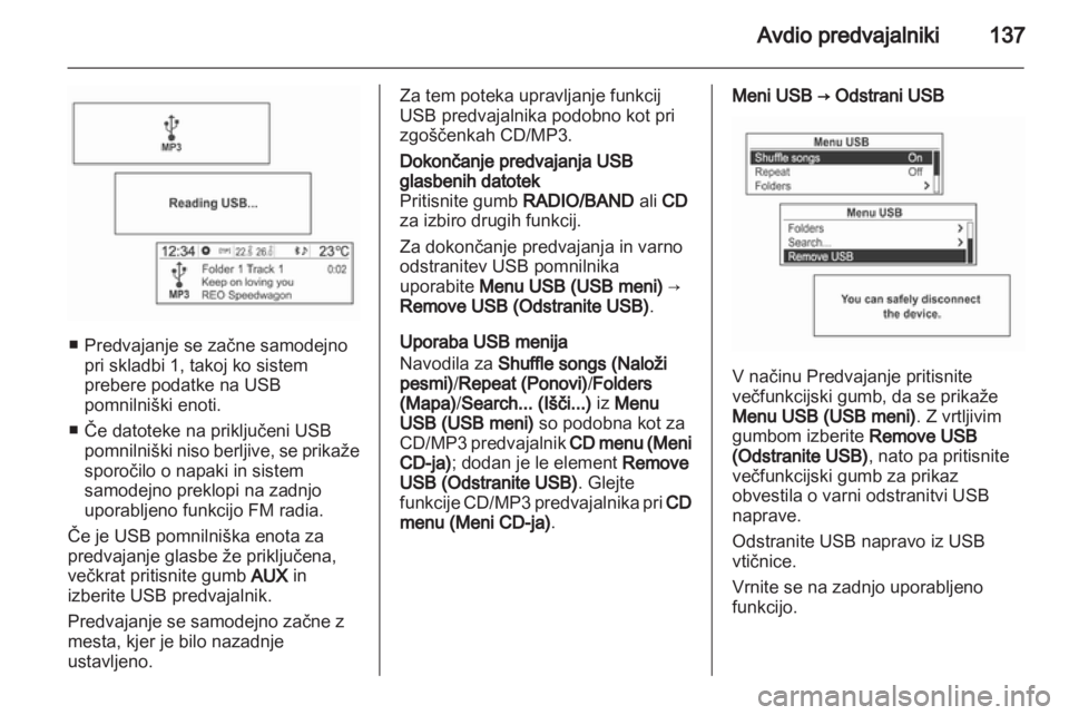 OPEL MOKKA 2013  Navodila za uporabo Infotainment sistema 