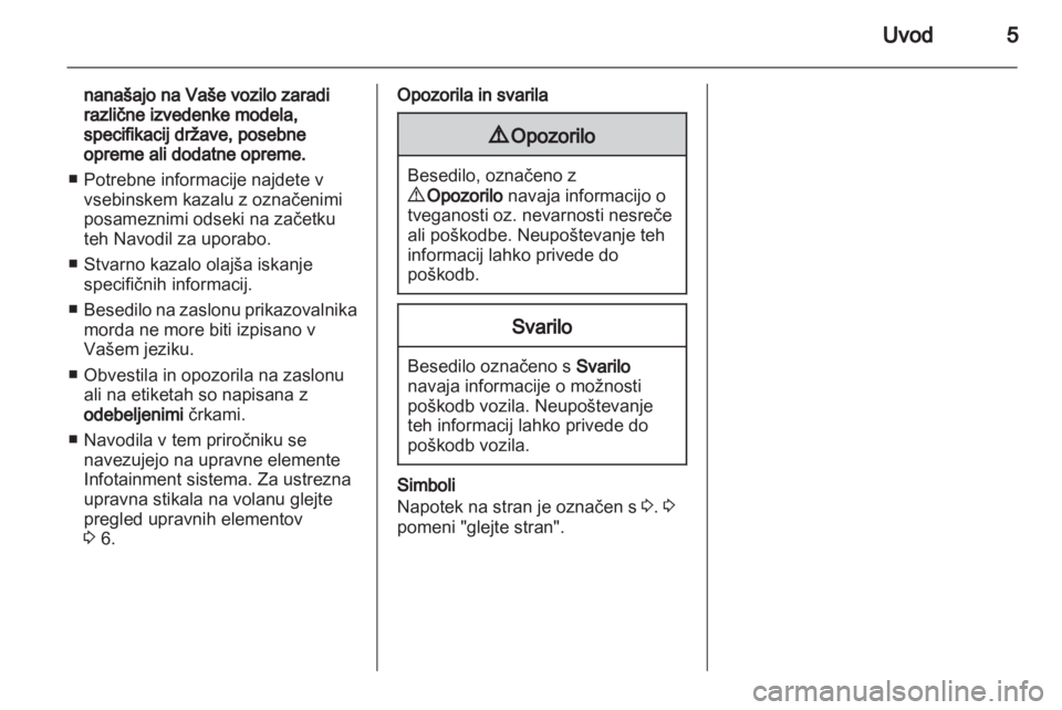 OPEL MOVANO_B 2012  Navodila za uporabo Infotainment sistema 