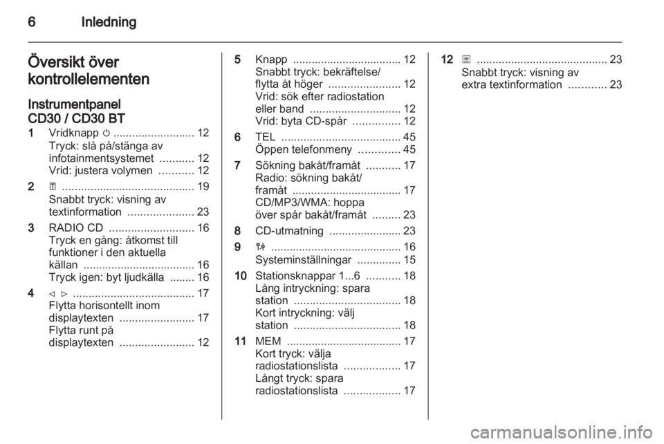 OPEL MOVANO_B 2011.5  Handbok för infotainmentsystem 