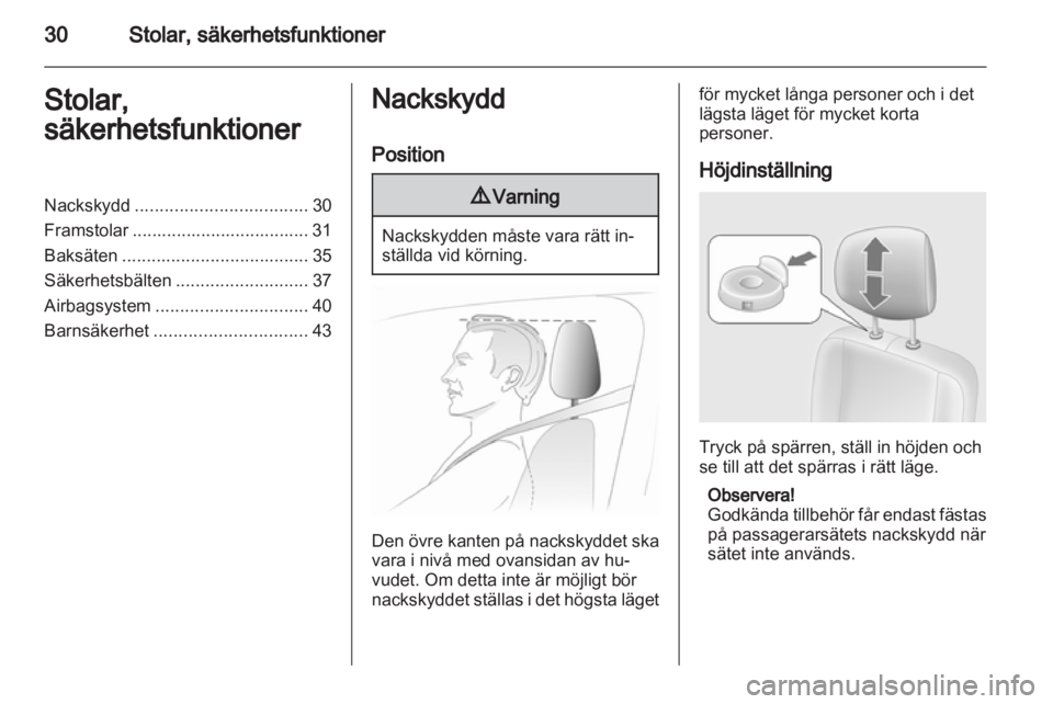 OPEL MOVANO_B 2011.5 Instruktionsbok OPEL MOVANO_B 2011.5 Instruktionsbok