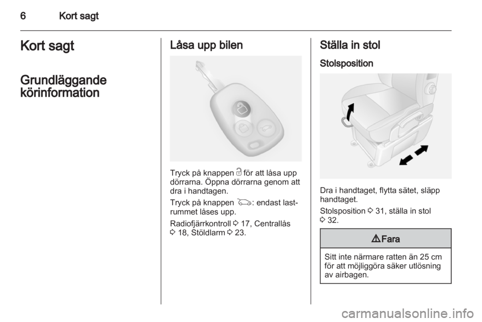 OPEL MOVANO_B 2011.5  Instruktionsbok 