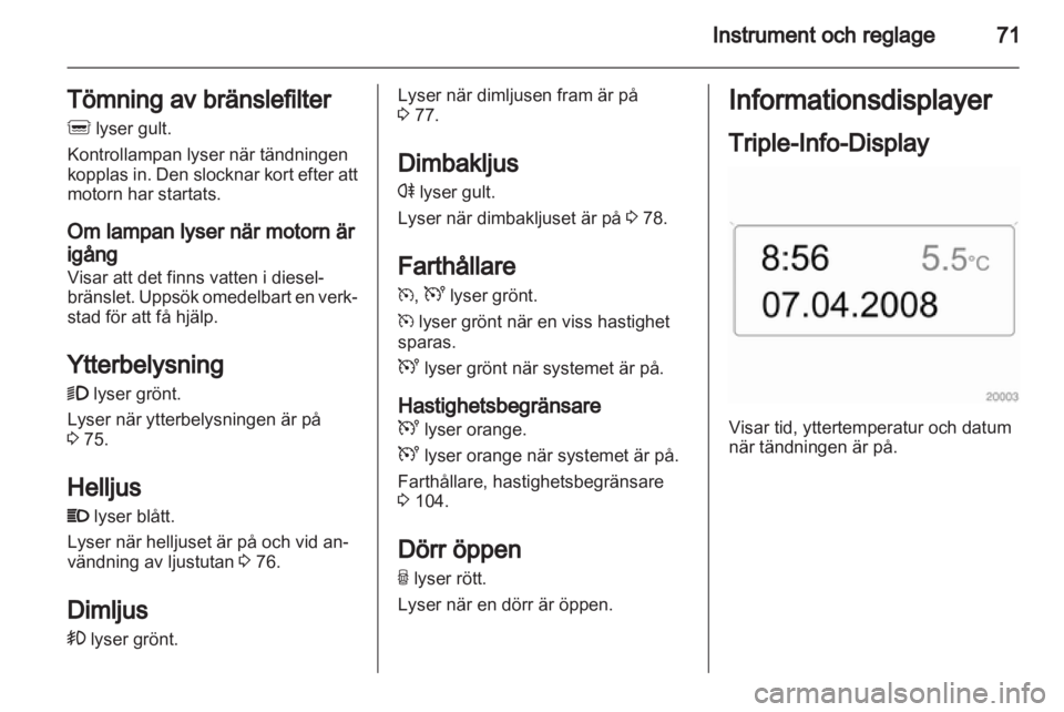 OPEL MOVANO_B 2011.5 Instruktionsbok OPEL MOVANO_B 2011.5 Instruktionsbok