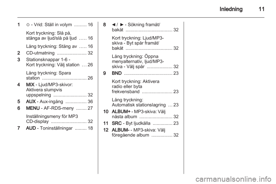 OPEL MOVANO_B 2012 Handbok för infotainmentsystem OPEL MOVANO_B 2012 Handbok för infotainmentsystem