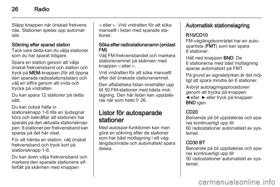 OPEL VIVARO 2012  Handbok för infotainmentsystem 