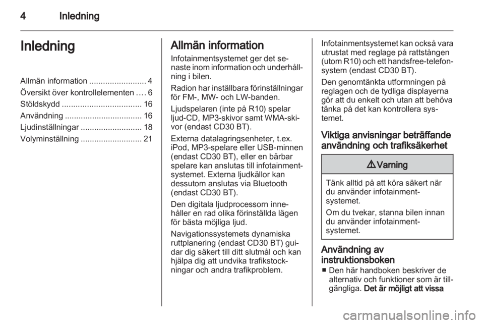 OPEL MOVANO_B 2012  Handbok för infotainmentsystem 