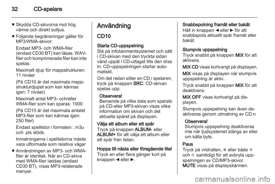 OPEL VIVARO 2012  Handbok för infotainmentsystem 